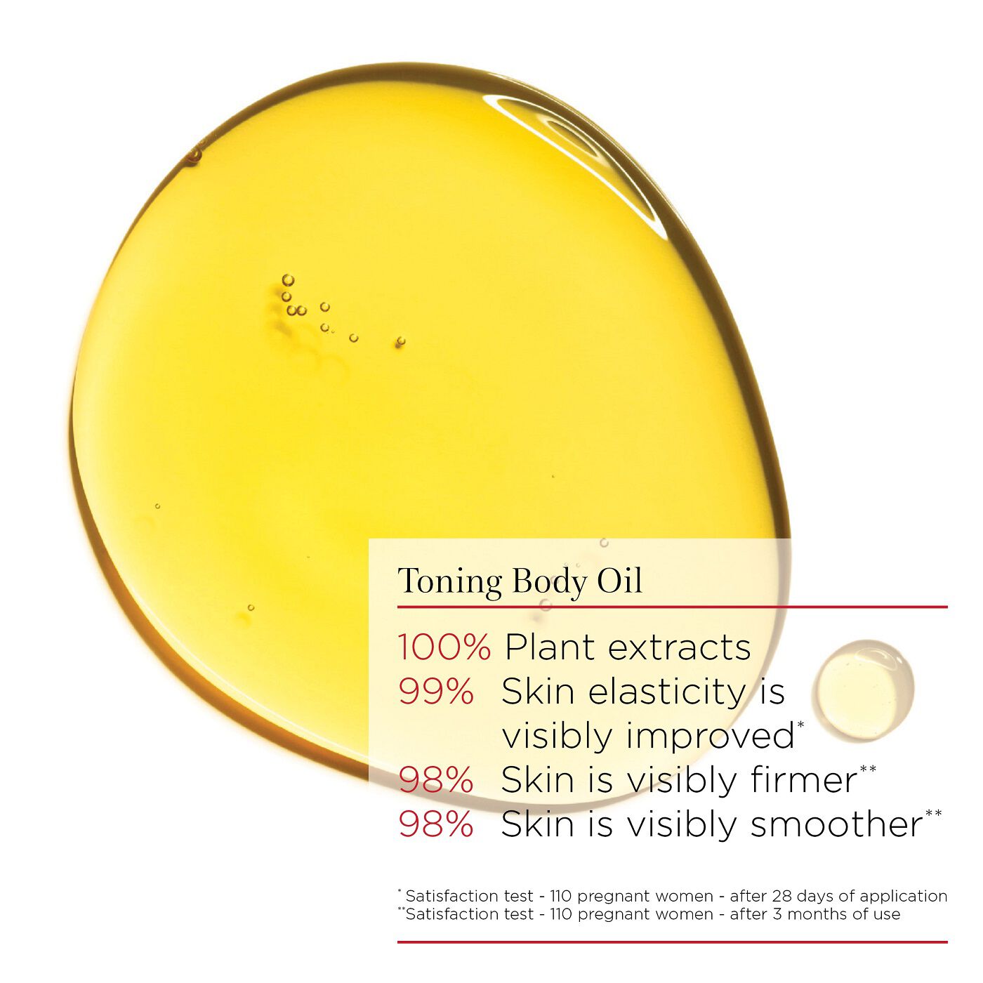 Tonic Body Treatment Oil 100% Pure Plant Extracts 100 Ml  Sealed tester