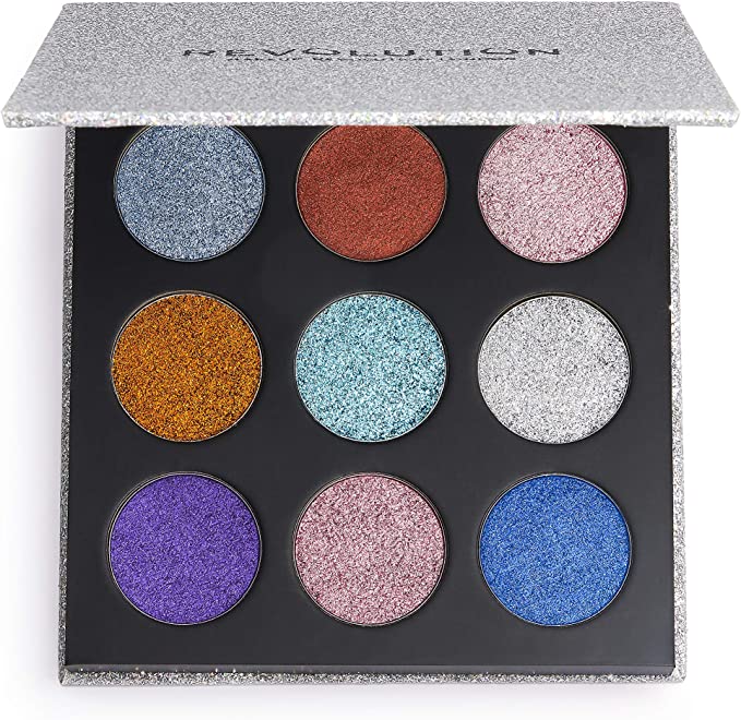 Palettes de paillettes pressées pour le visage Illusion 9 X 1 5 Gr