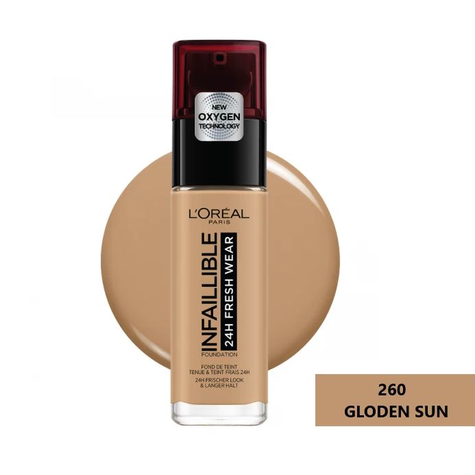 Infaillible 24H Fresh Wear Foundation - 260 Golden Sun